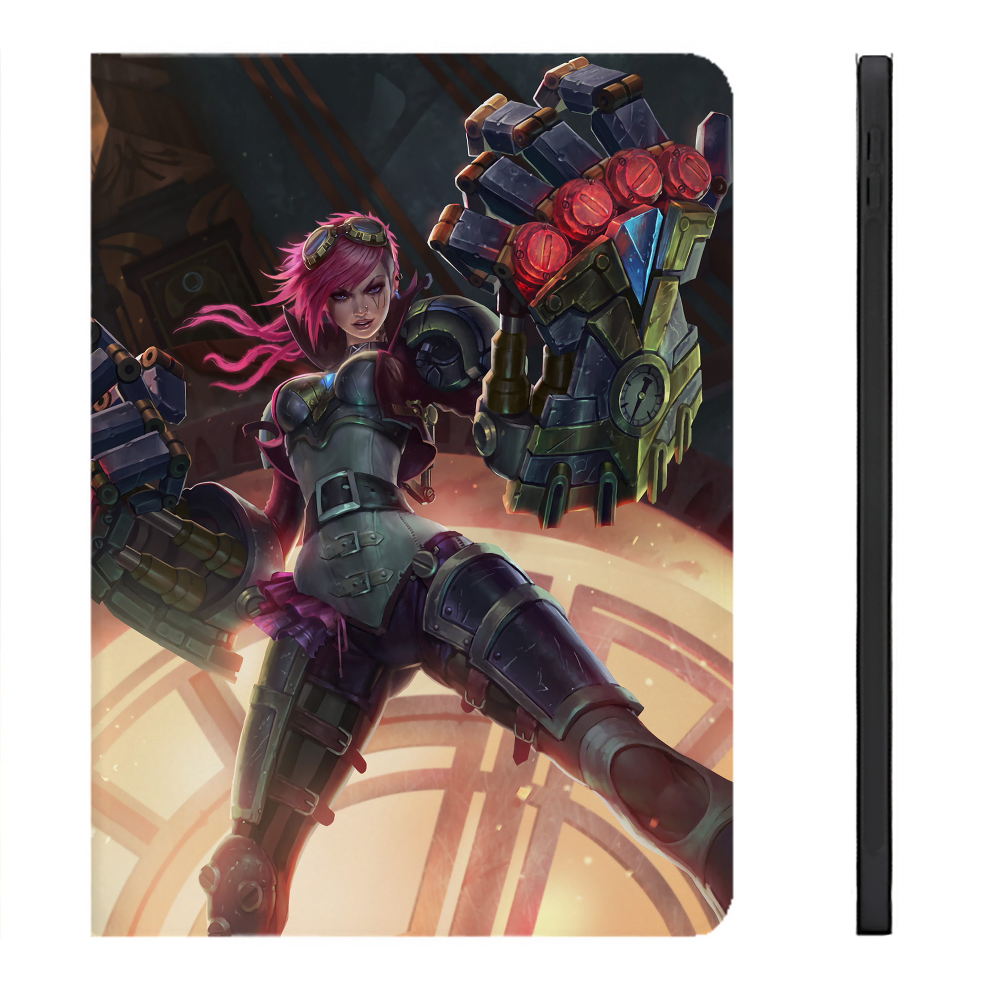 （画像用） リーグ・オブ・レジェンド League of Legends LOL IPadケース ペンホルダー付き ブックスタイルデザイン